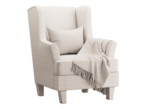 Bradstreet Fabric Chair Modelo 3D
