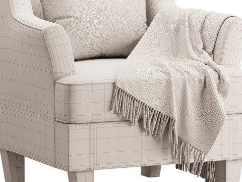 Bradstreet Fabric Chair Modelo 3D