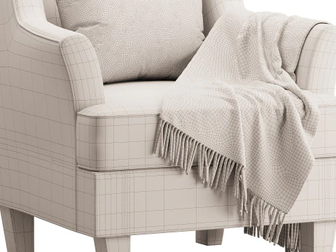 Bradstreet Fabric Chair 3D Model