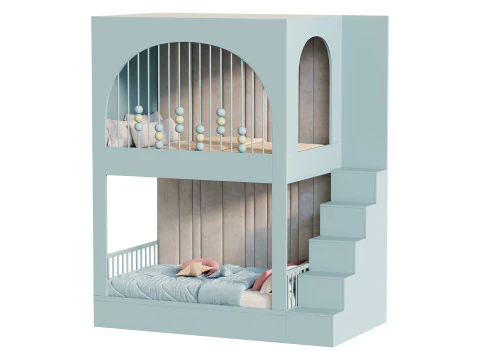 बच्चों का चारपाई बिस्तर 23 3D मॉडल