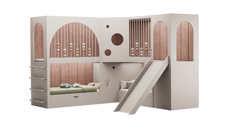 Childrens bunk bed 24 3Dモデル .c4d .max .obj .3ds .fbx .stl .blend