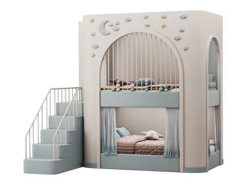 Childrens bunk bed 25 3Dモデル