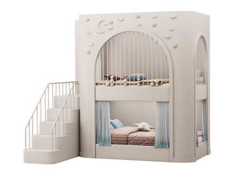 Childrens bunk bed 25 3Dモデル