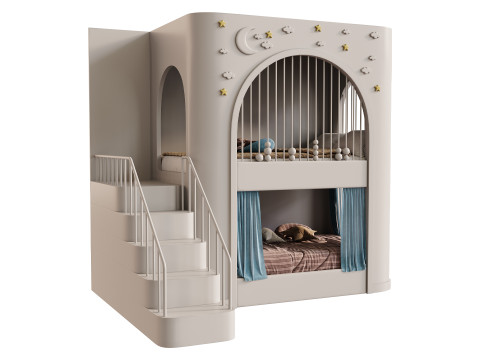 Childrens bunk bed 25 3Dモデル