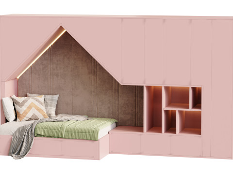 Childrens bunk bed 26 Modèle 3D