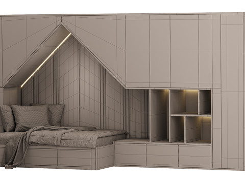 Childrens bunk bed 26 Modèle 3D