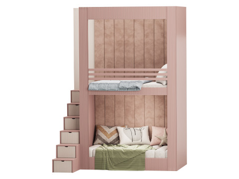 Childrens bunk bed 28 3D 模型