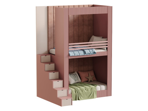 Childrens bunk bed 28 3D 模型