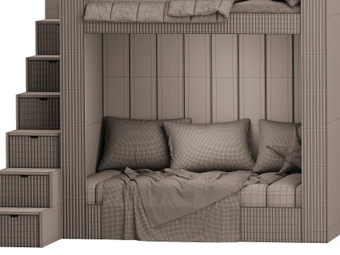 Beliche infantil 28 Modelo 3D