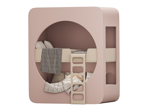 Childrens bunk bed 29 3D Model
