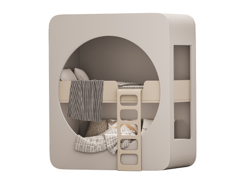 Childrens bunk bed 29 3D Model