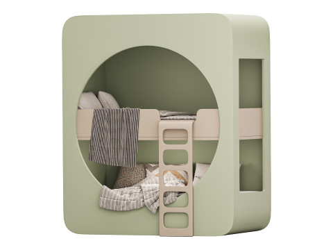Childrens bunk bed 29 3D Model
