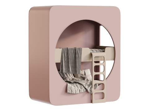 Childrens bunk bed 29 3D Model
