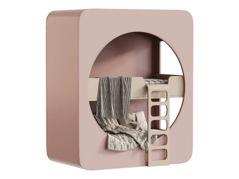 어린이용 이층침대 29 3D 모델