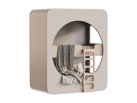 Childrens bunk bed 29 3D Model