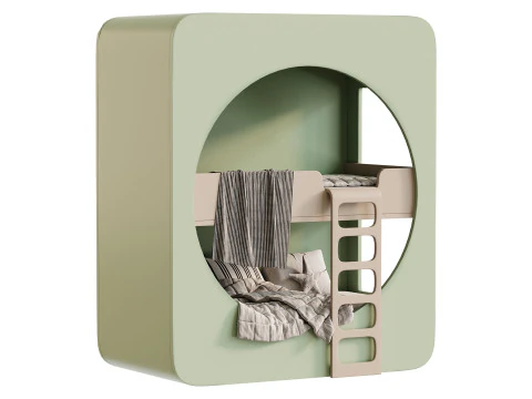 어린이용 이층침대 29 3D 모델