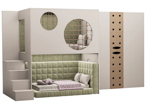 Beliche infantil 30 Modelo 3D