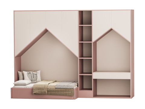 Childrens bunk bed 30 Model 3D
