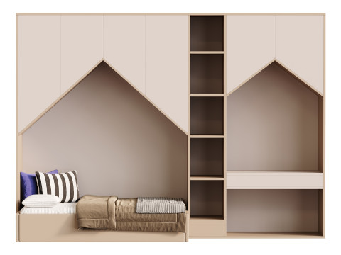 Childrens bunk bed 30 Model 3D