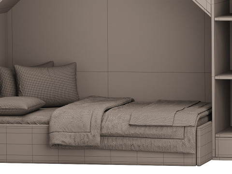 Childrens bunk bed 30 Model 3D