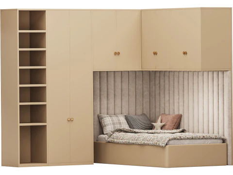 Childrens bunk bed 31 3D Model