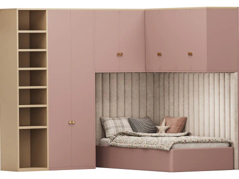 Childrens bunk bed 31 3D Model
