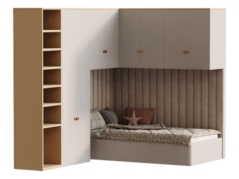 Childrens bunk bed 31 3D Model