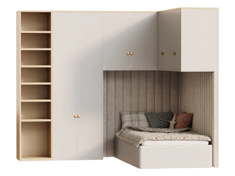 Childrens bunk bed 31 3D Model