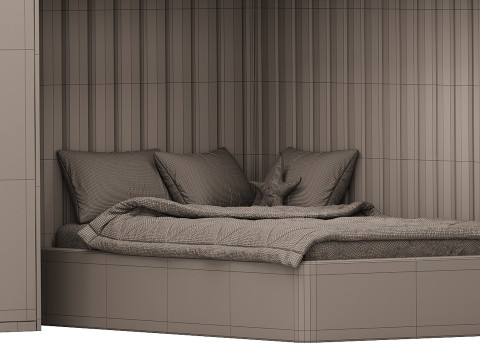 Childrens bunk bed 31 3Dモデル
