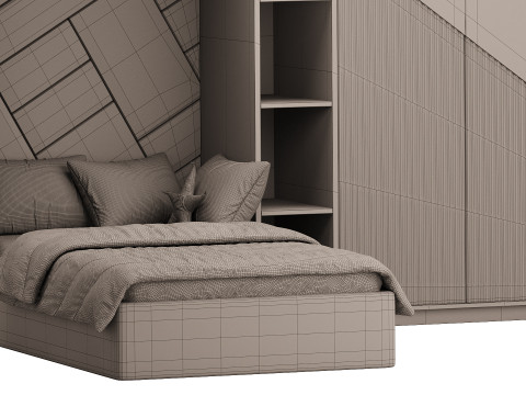 Childrens bunk bed 32 3D Model