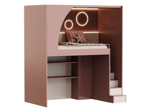 Letto a castello per bambini 33 Modello 3D
