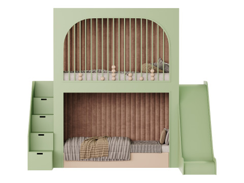 Childrens bunk bed 43 Modèle 3D