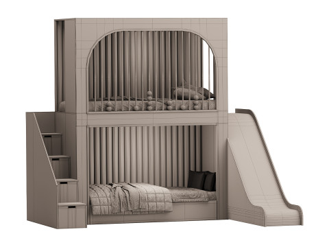 Childrens bunk bed 43 Modèle 3D