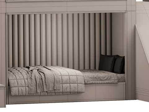 Childrens bunk bed 43 Modèle 3D