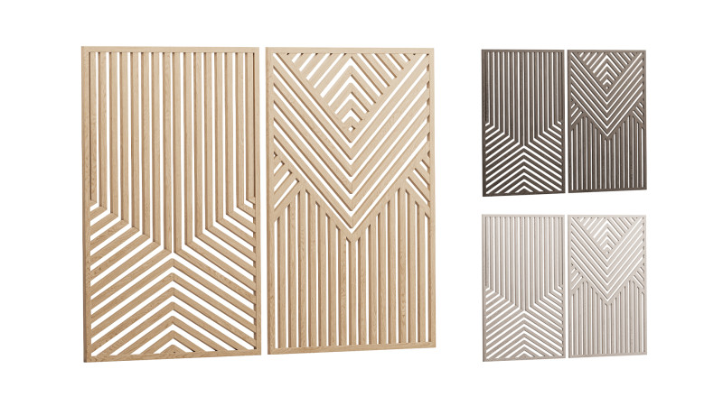 Decor Wall Art 1 3D Model .c4d .max .obj .3ds .fbx .stl .blend