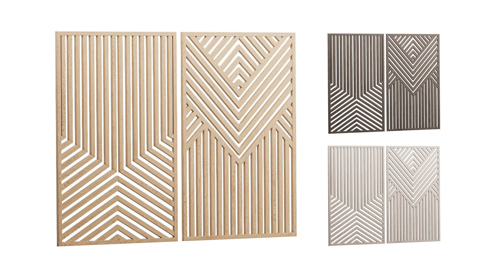 Decor Wall Art 1 3D Model .c4d .max .obj .3ds .fbx .stl .blend 