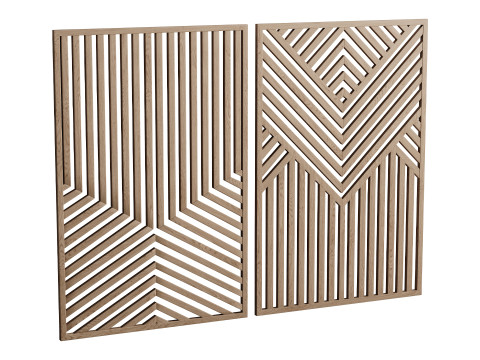 Decor Wall Art 1 3D Model