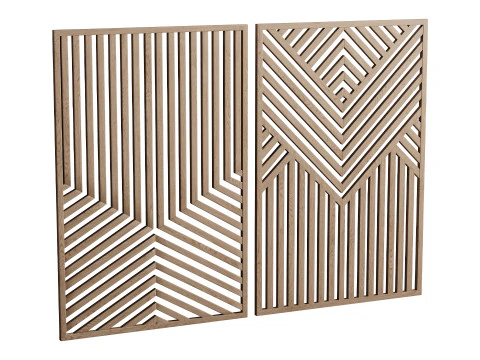 Decor Wall Art 1 3D Model