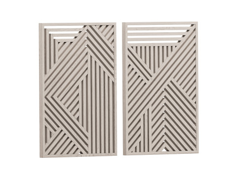 Decor Wall Art 2 3D Model