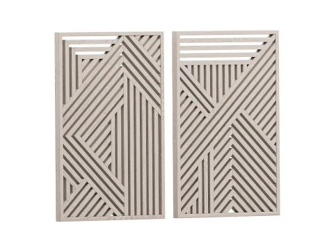 Dekoracja ścienna 2 Model 3D