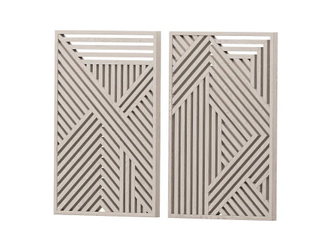 Dekoracja ścienna 2 Model 3D