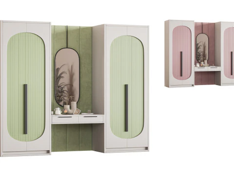 Designing Luxurious Wardrobee 3D Model