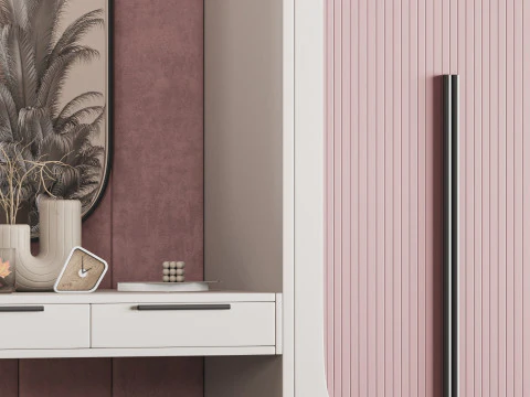 Designing Luxurious Wardrobee 3D Model