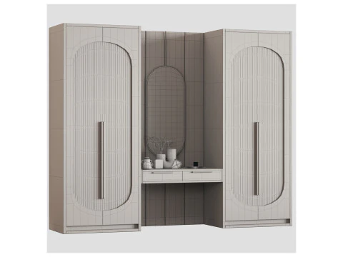 Designing Luxurious Wardrobee 3D Model