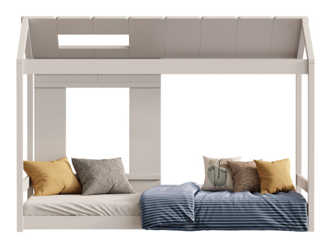 EUROCO Wood Twin Classic House 3Dモデル