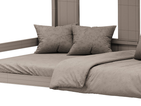 EUROCO Wood Twin Classic House 3Dモデル