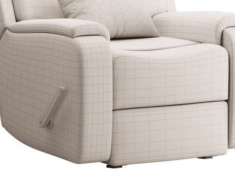 Flexsteel Kerrie Power Recliner Chair Model 3D