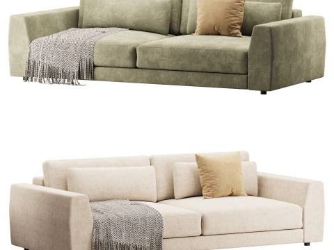 카플란 소파 3D 모델