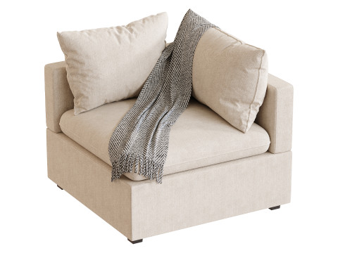 Kova Corner Sofa 3D Model