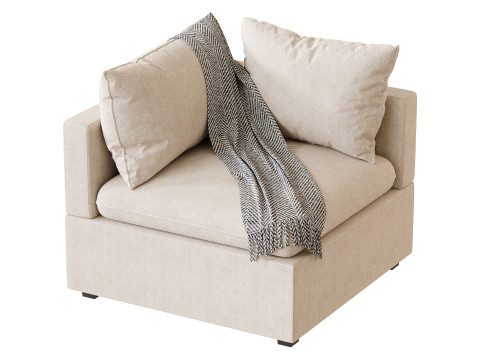 Kova Corner Sofa 3D Model